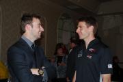 Drivers James Hinchcliff of Sam Schmidt Motorsports and Will Power of Penske Racing.